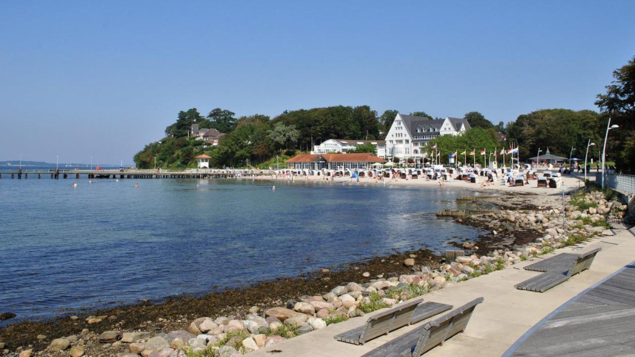 Weitblick - Mit Strandkorb, Mehr Meer Geht Nicht Glücksburg Exterior foto