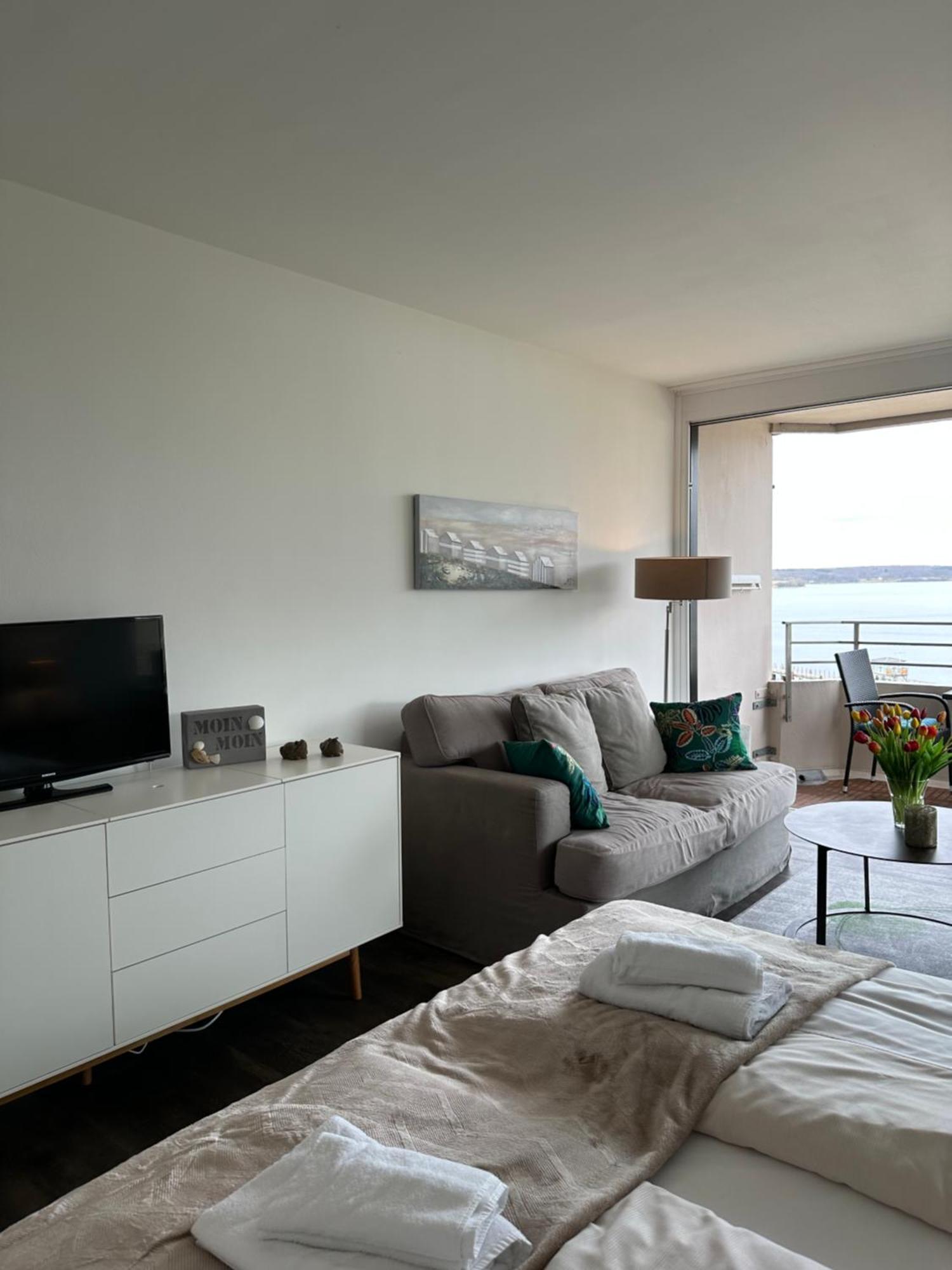 Weitblick - Mit Strandkorb, Mehr Meer Geht Nicht Glücksburg Exterior foto